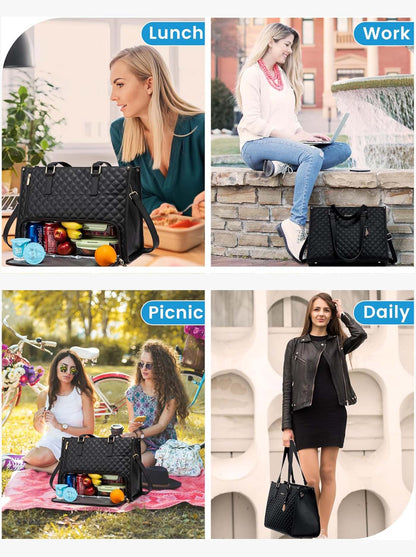 LINEFASH 2in1 luxury lunch handbag